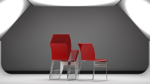 contemporary stacking chair 3d c4d - Stacking Chair by mrviz